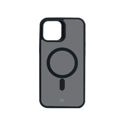 Coque MagSafe pour Apple iPhone 12 / 12 Pro, 3MK, Smoke MagCase, Noire