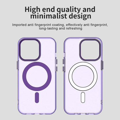 Coque MagSafe pour Apple iPhone 12 Pro Max, Techsuit, CandyCase, Violet