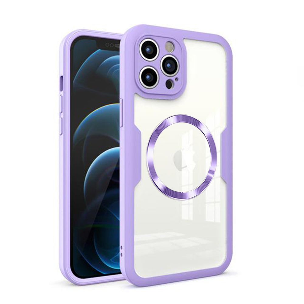 Coque MagSafe pour Apple iPhone 12 Pro Max, Techsuit, ColorVerse 360, Violet