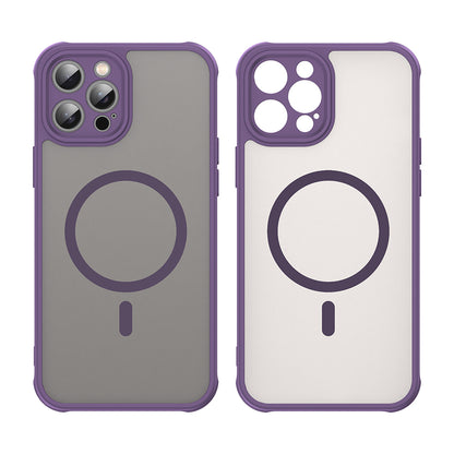 MagSafe Case for Apple iPhone 12 Pro Max, Techsuit, HaloFrost II, Purple