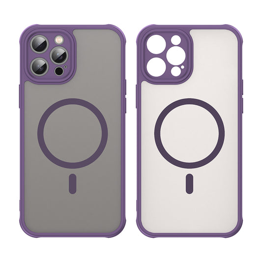 Coque MagSafe pour Apple iPhone 12 Pro, Techsuit, HaloFrost II, Violet