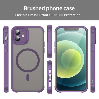 MagSafe Case for Apple iPhone 12, Techsuit, HaloFrost II, Purple