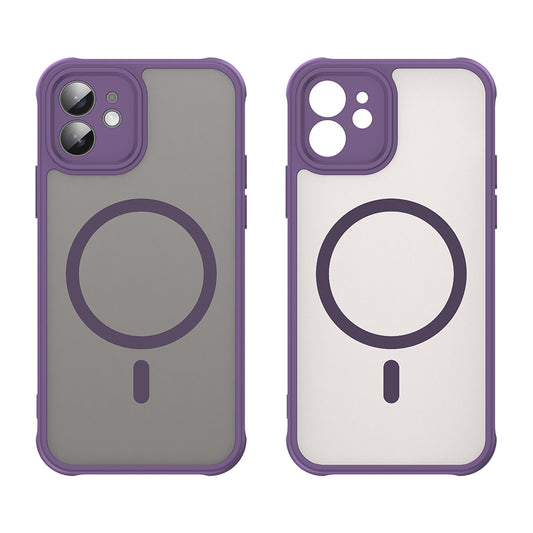 Coque MagSafe pour Apple iPhone 12, Techsuit, HaloFrost II, Violet