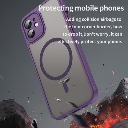 MagSafe Case for Apple iPhone 12, Techsuit, HaloFrost II, Purple