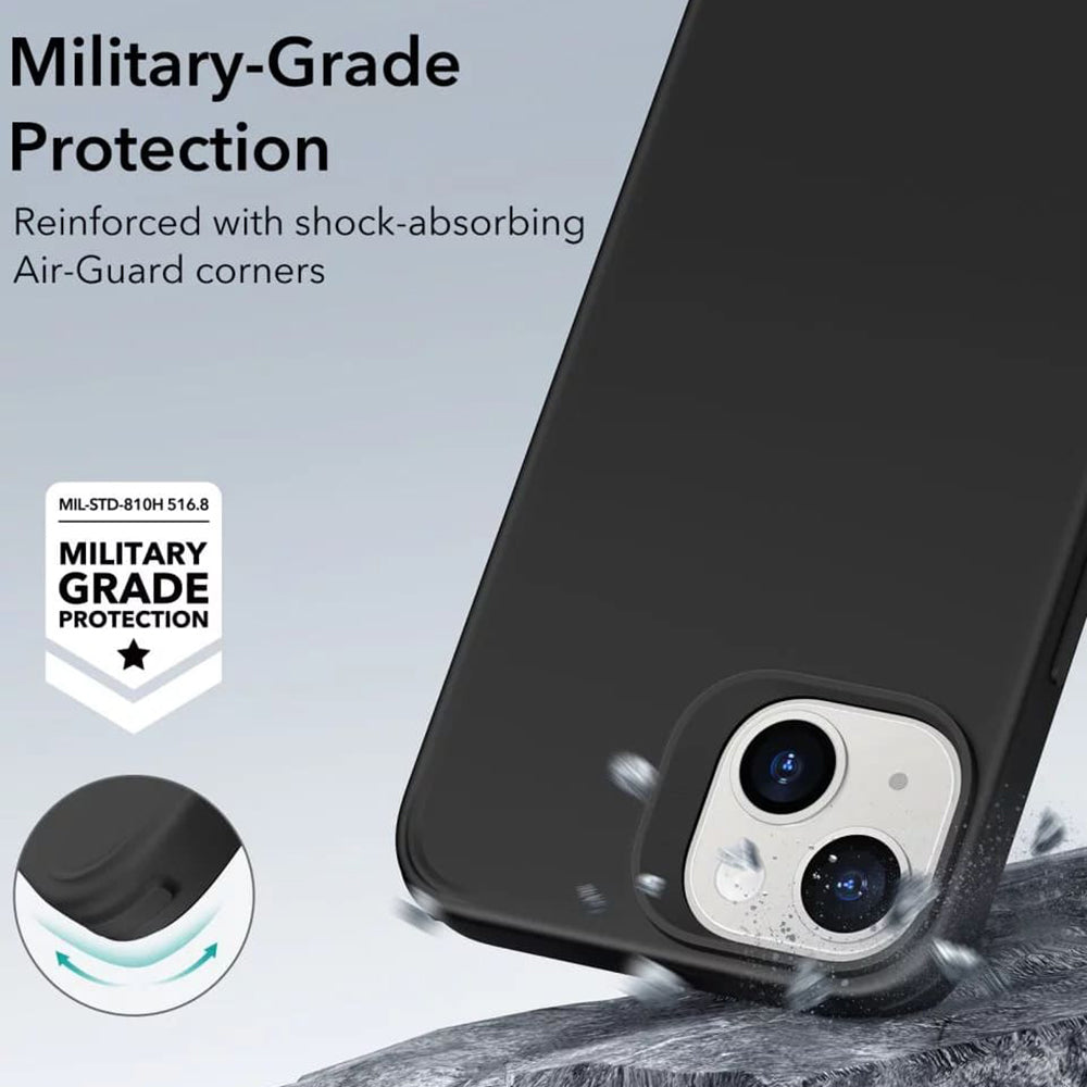 Coque MagSafe pour Apple iPhone 14 / 13, ESR, Classic Hybrid, Noire
