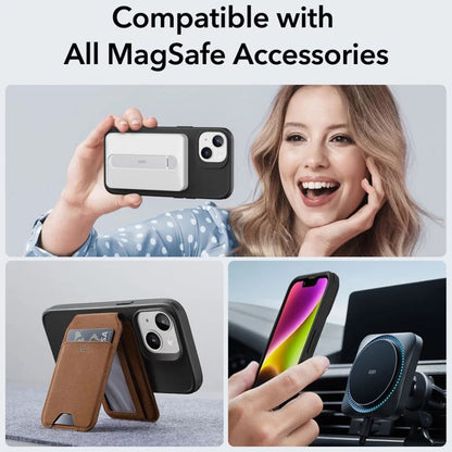 Coque MagSafe pour Apple iPhone 14 / 13, ESR, Classic Hybrid, Noire