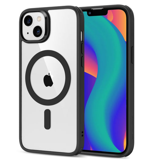 MagSafe Case for Apple iPhone 14 / 13, ESR, Classic Hybrid, Black Transparent