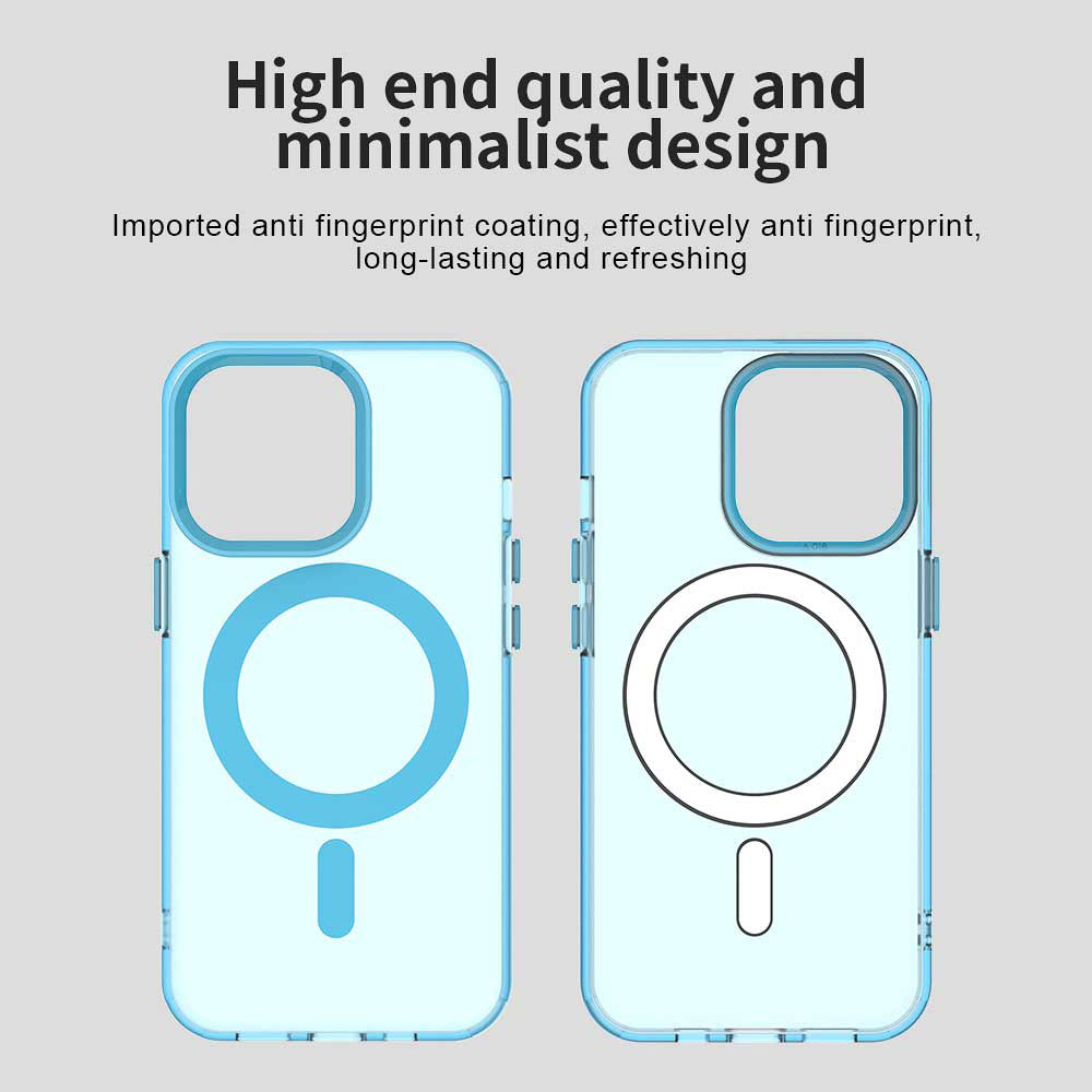 MagSafe Case for Apple iPhone 13 Pro Max, Techsuit, CandyCase, Blue
