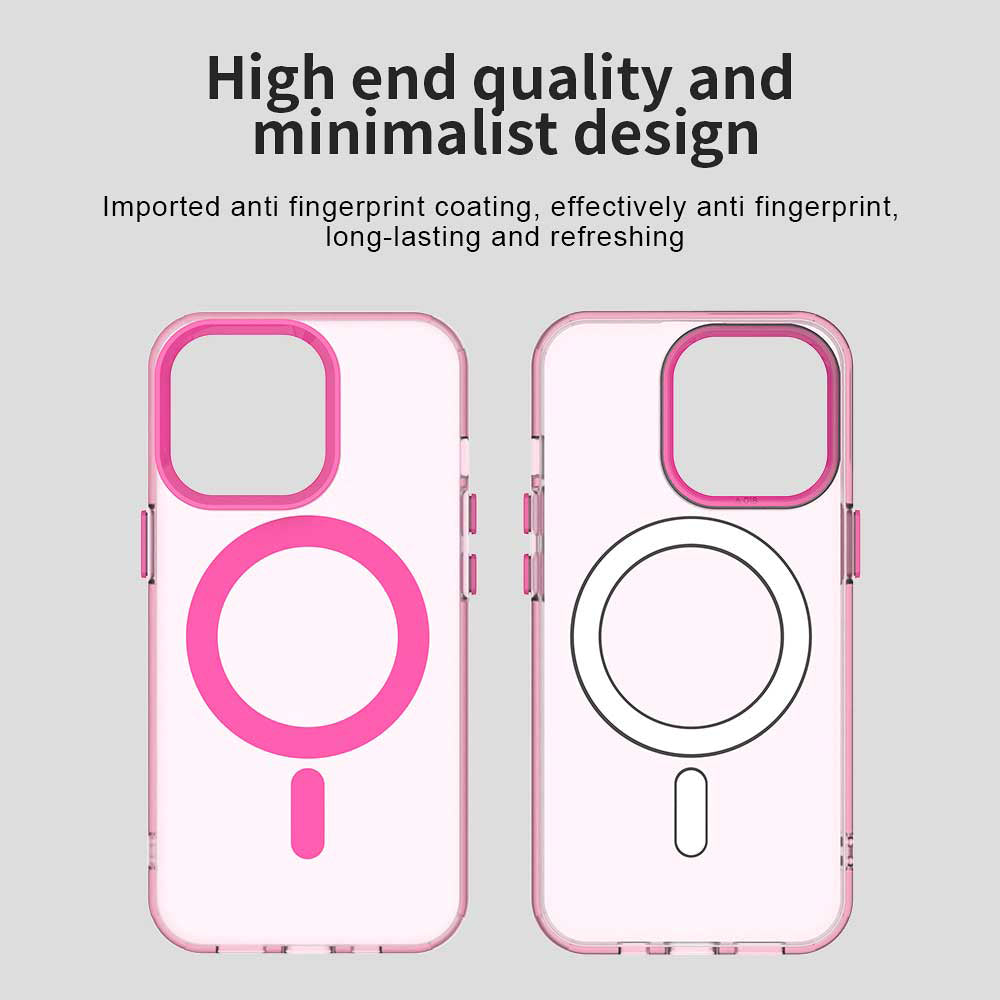 MagSafe Case for Apple iPhone 13 Pro Max, Techsuit, CandyCase, Pink