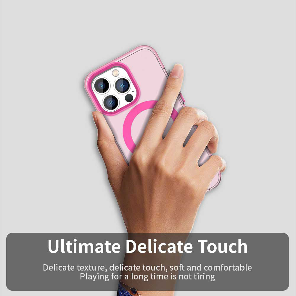 MagSafe Case for Apple iPhone 13 Pro Max, Techsuit, CandyCase, Pink
