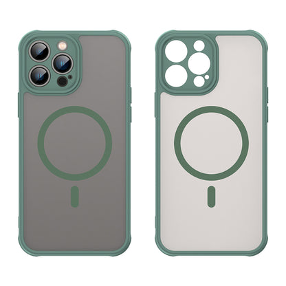 Coque MagSafe pour Apple iPhone 13 Pro Max, Techsuit, HaloFrost II, Vert