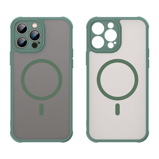 Coque MagSafe pour Apple iPhone 13 Pro Max, Techsuit, HaloFrost II, Vert
