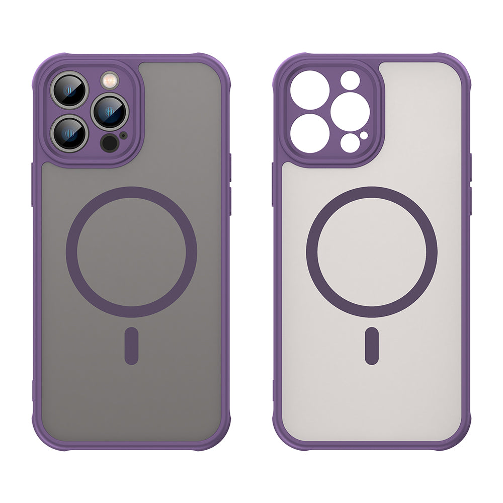 Coque MagSafe pour Apple iPhone 13 Pro, Techsuit, HaloFrost II, Violet