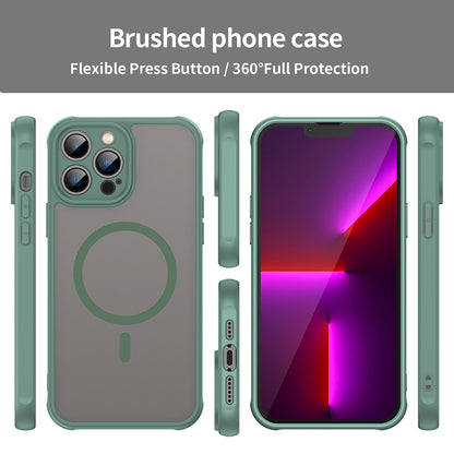 Coque MagSafe pour Apple iPhone 13 Pro, Techsuit, HaloFrost II, Vert