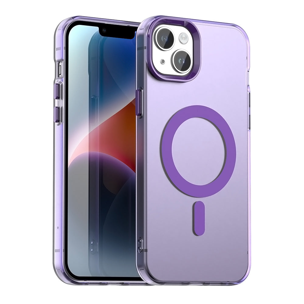 Coque MagSafe pour Apple iPhone 13, Techsuit, CandyCase, Violet