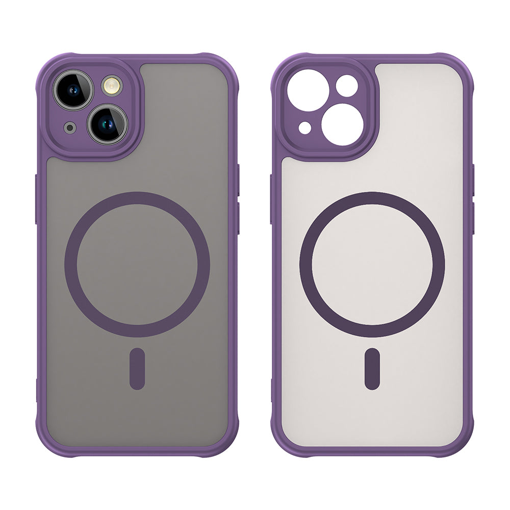 MagSafe Case for Apple iPhone 13, Techsuit, HaloFrost II, Purple