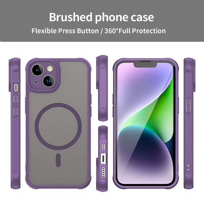 MagSafe Case for Apple iPhone 13, Techsuit, HaloFrost II, Purple