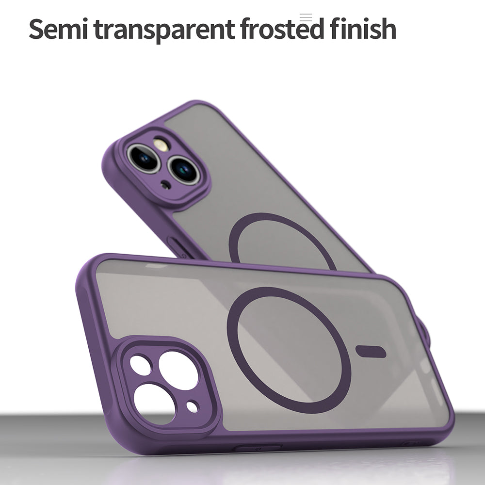 MagSafe Case for Apple iPhone 13, Techsuit, HaloFrost II, Purple