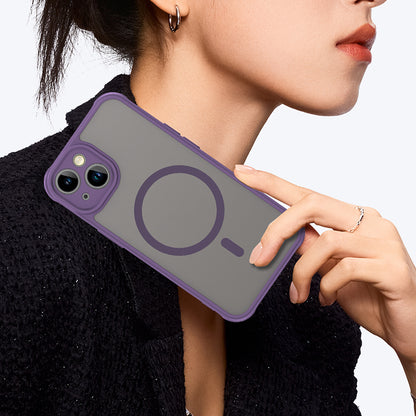 MagSafe Case for Apple iPhone 13, Techsuit, HaloFrost II, Purple
