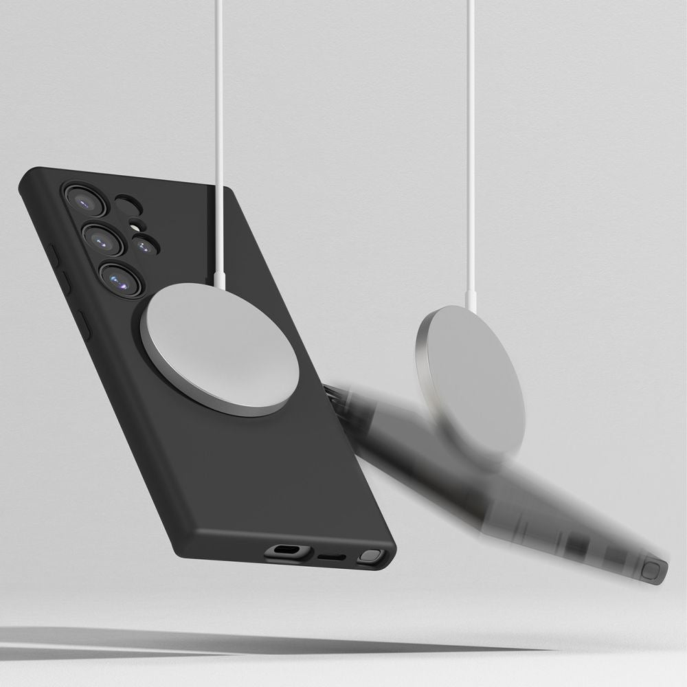 Étui MagSafe pour Apple iPhone 13, Techsuit, SoftFlex, Noir