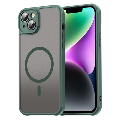 Coque MagSafe pour Apple iPhone 14 Plus, Techsuit, HaloFrost II, Vert