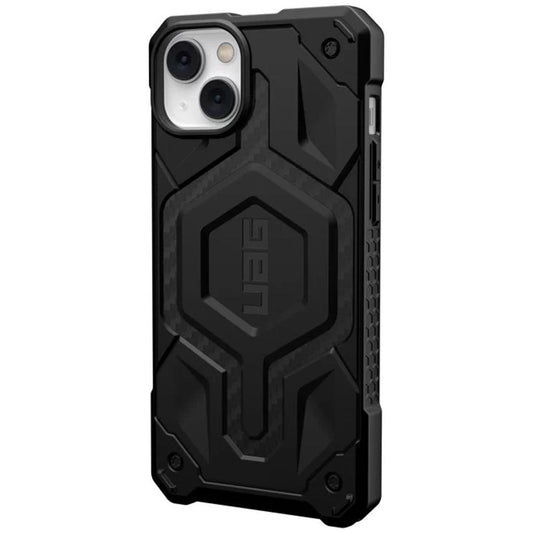 Coque MagSafe pour Apple iPhone 14 Plus, Urban Armor Gear, Monarch Pro Carbon, Noire
