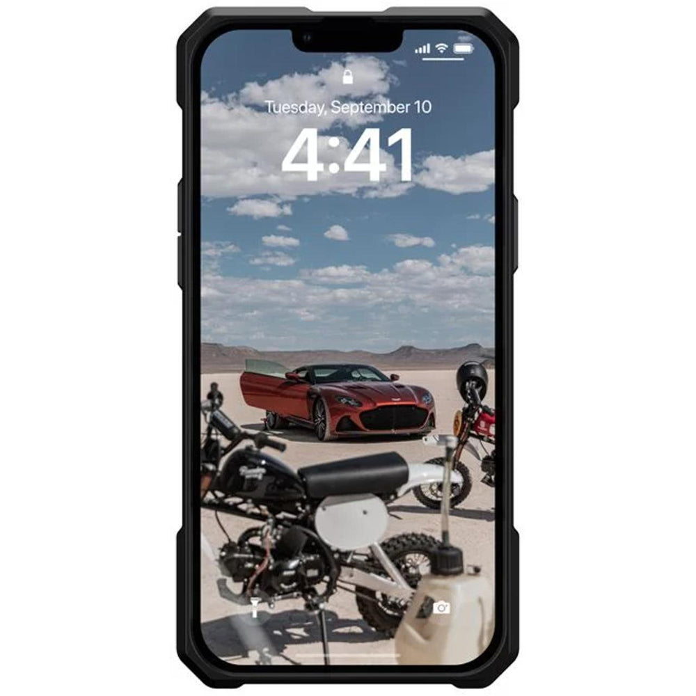 Coque MagSafe pour Apple iPhone 14 Plus, Urban Armor Gear, Monarch Pro Carbon, Noire