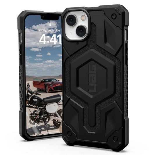 Coque MagSafe pour Apple iPhone 14 Plus, Urban Armor Gear, Monarch Pro, Noire