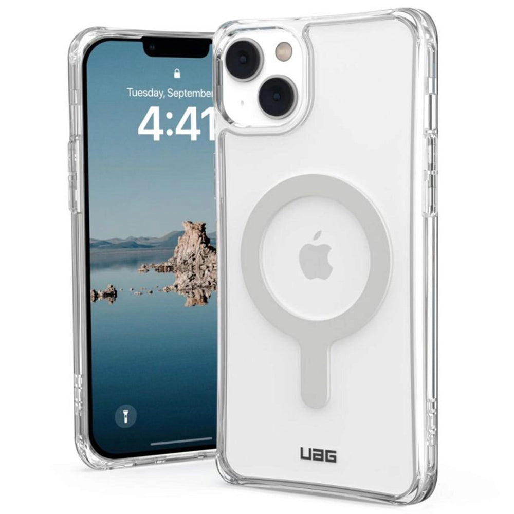 Coque MagSafe pour Apple iPhone 14 Plus, Urban Armor Gear, Plyo, Transparente