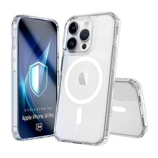 Coque MagSafe pour Apple iPhone 14 Pro, 3MK, Armor MagCase, Transparente