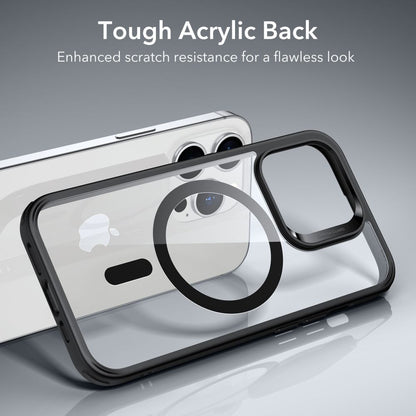 Coque MagSafe pour Apple iPhone 14 Pro, ESR, Classic Hybrid, Noire Transparente