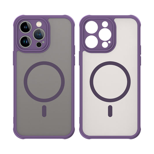 Coque MagSafe pour Apple iPhone 14 Pro Max, Techsuit, HaloFrost II, Violet