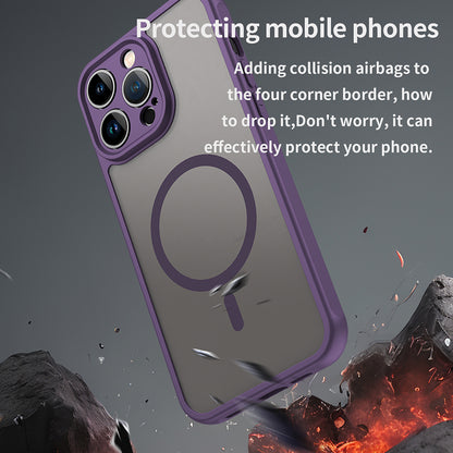 Coque MagSafe pour Apple iPhone 14 Pro Max, Techsuit, HaloFrost II, Violet