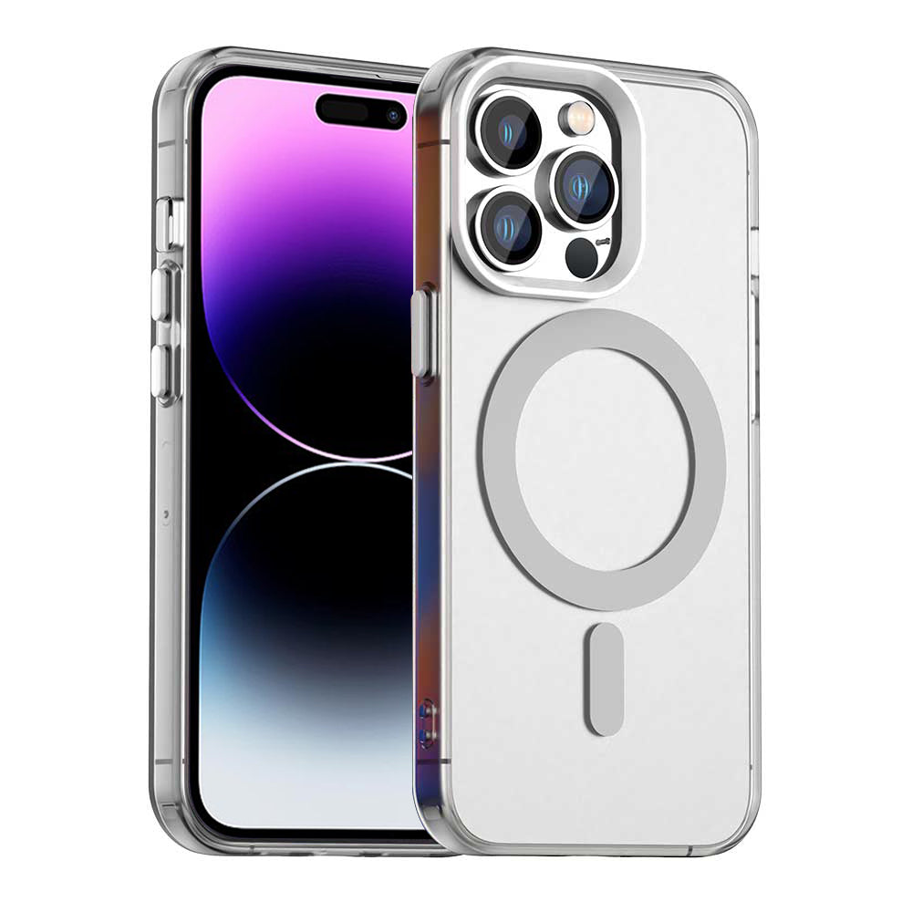 Coque MagSafe pour Apple iPhone 14 Pro, Techsuit, CandyCase, Blanche