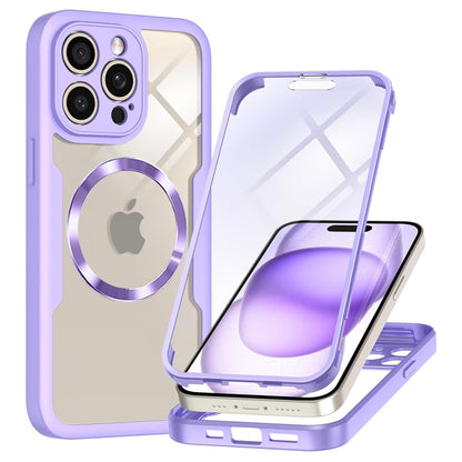 Coque MagSafe pour Apple iPhone 14 Pro, Techsuit, ColorVerse 360, Violet