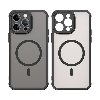 Coque MagSafe pour Apple iPhone 14 Pro, Techsuit, HaloFrost II, Noire