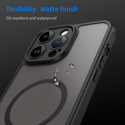Coque MagSafe pour Apple iPhone 14 Pro, Techsuit, HaloFrost II, Noire