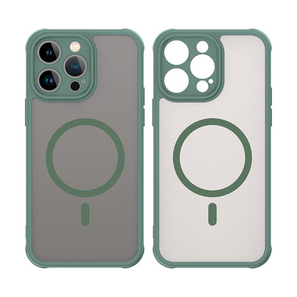 Coque MagSafe pour Apple iPhone 14 Pro, Techsuit, HaloFrost II, Vert