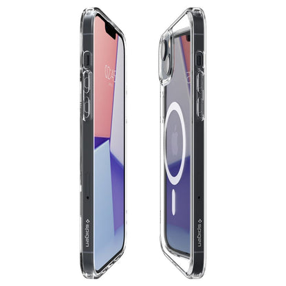 Coque MagSafe pour Apple iPhone 14, Spigen, Ultra Hybrid, Blanche ACS05048