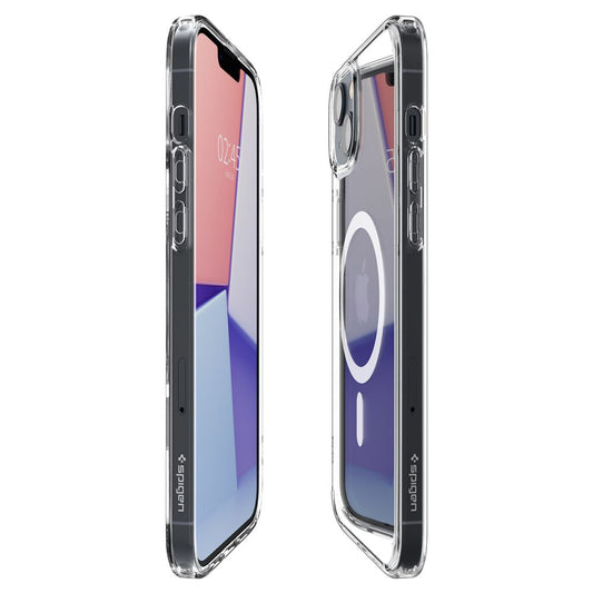 Coque MagSafe pour Apple iPhone 14, Spigen, Ultra Hybrid, Blanche ACS05048