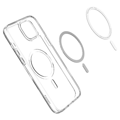 Coque MagSafe pour Apple iPhone 14, Spigen, Ultra Hybrid, Blanche ACS05048
