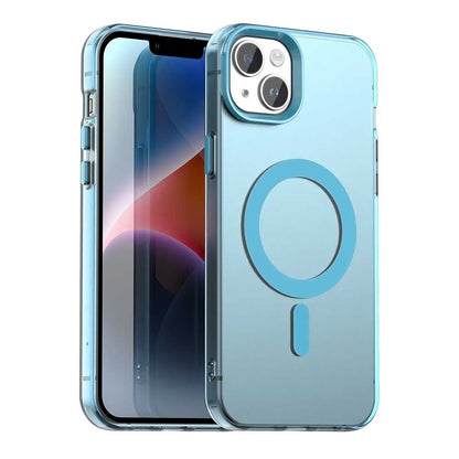 Coque MagSafe pour Apple iPhone 14, Techsuit, CandyCase, Bleue