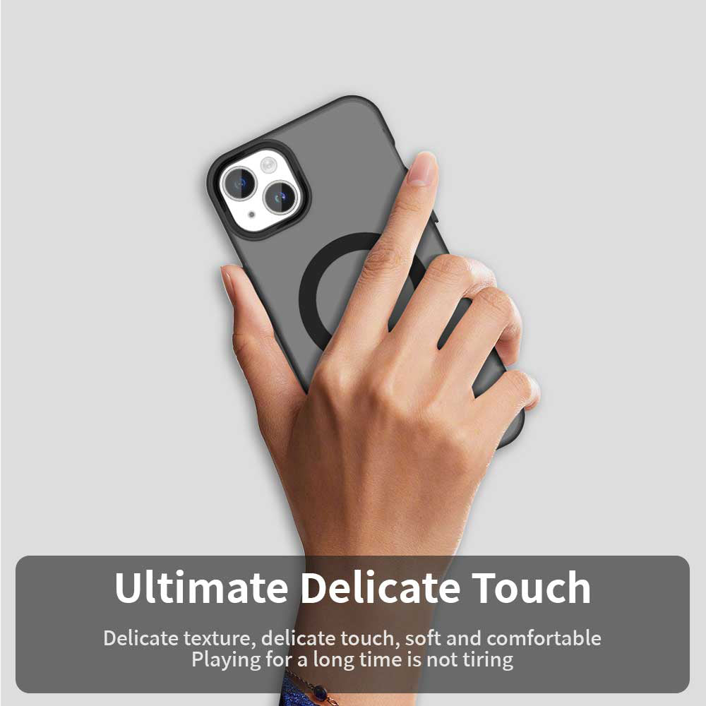 MagSafe Case for Apple iPhone 14, Techsuit, CandyCase, Black