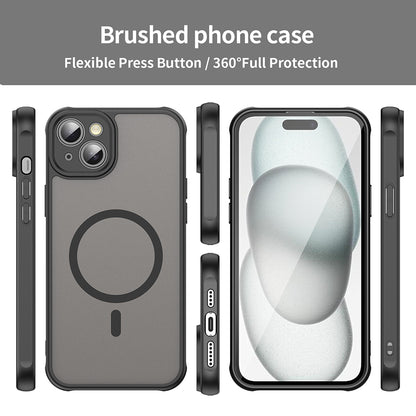 Coque MagSafe pour Apple iPhone 14, Techsuit, HaloFrost II, Noire