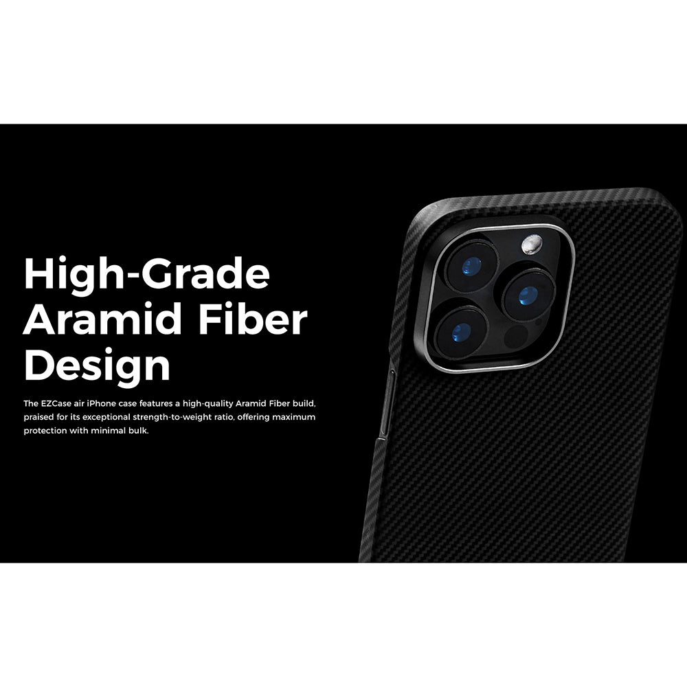 Étui MagSafe pour Apple iPhone 15, Edizard, Air, Noir