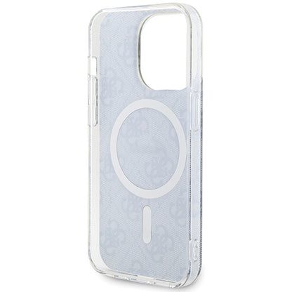 MagSafe Case for Apple iPhone 15, Guess, IML 4G, Blue