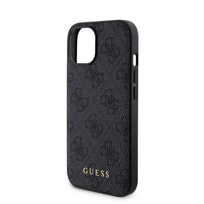 Étui MagSafe pour Apple iPhone 15, Guess, Powerbank 4G Metal Logo, Noir