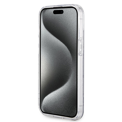 Étui MagSafe pour Apple iPhone 15 Plus, Guess, IML Gcube, Noir