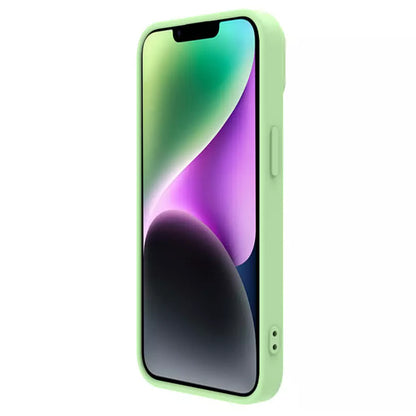 Coque MagSafe pour Apple iPhone 15 Plus, Nillkin, CamShield Silky, Vert Clair