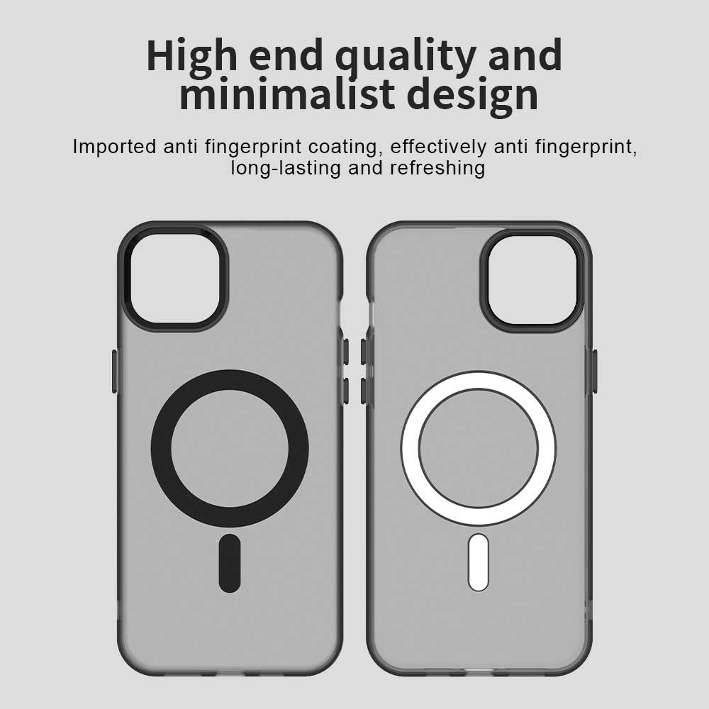 Coque MagSafe pour Apple iPhone 15 Plus, Techsuit, CandyCase, Noire